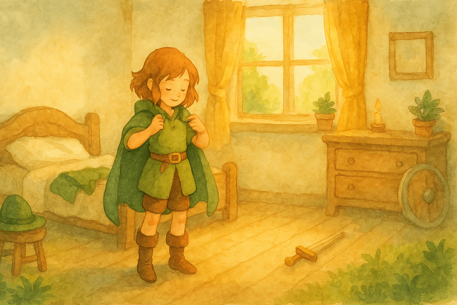 Character Creation - Child customizing their story avatar